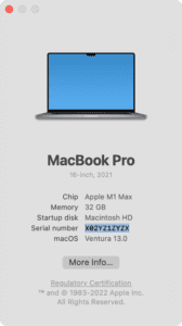 How to find Your MacBook Model or Serial Number