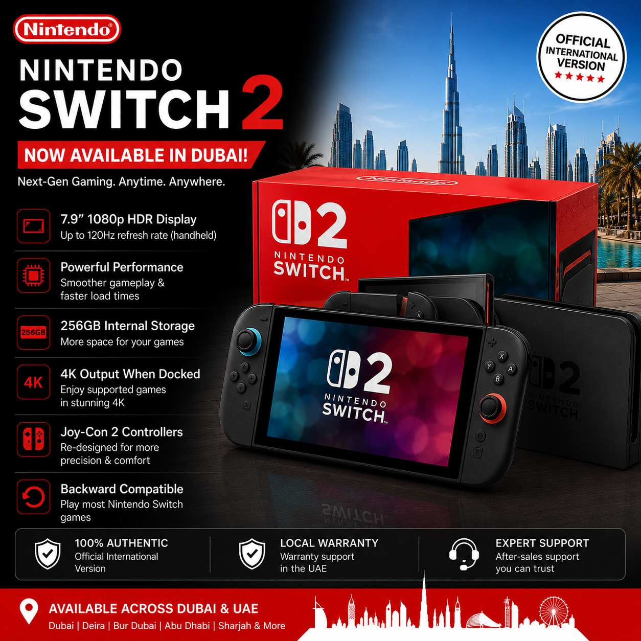 Nintendo Switch 2 Dubai