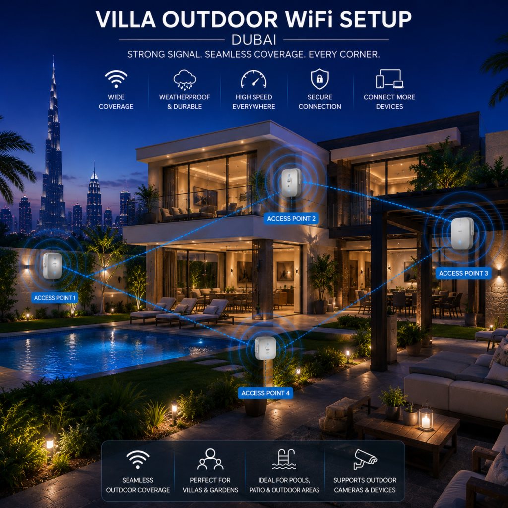 Outdoor WiFi Setup Dubai – Villas, Restaurants & Hotels 2 Outdoor WiFi Setup Dubai