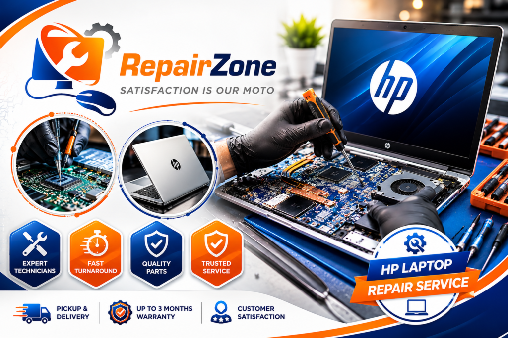 HP Laptop Repair Dubai